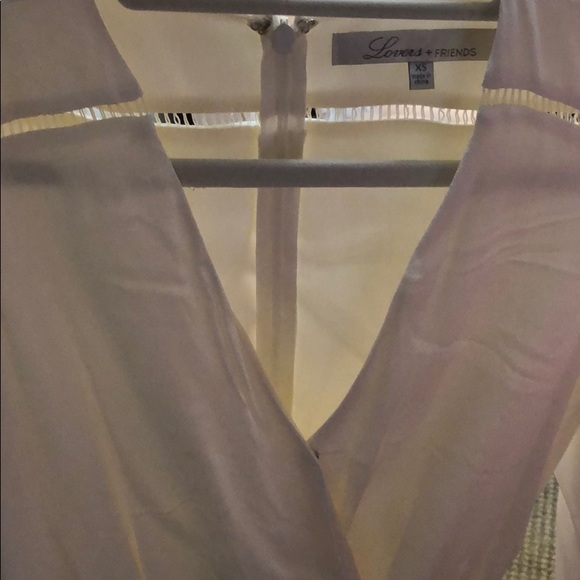 Lovers and friends white romper